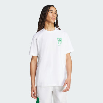 Adidas Men's Stadium Crowd Loose White Tee