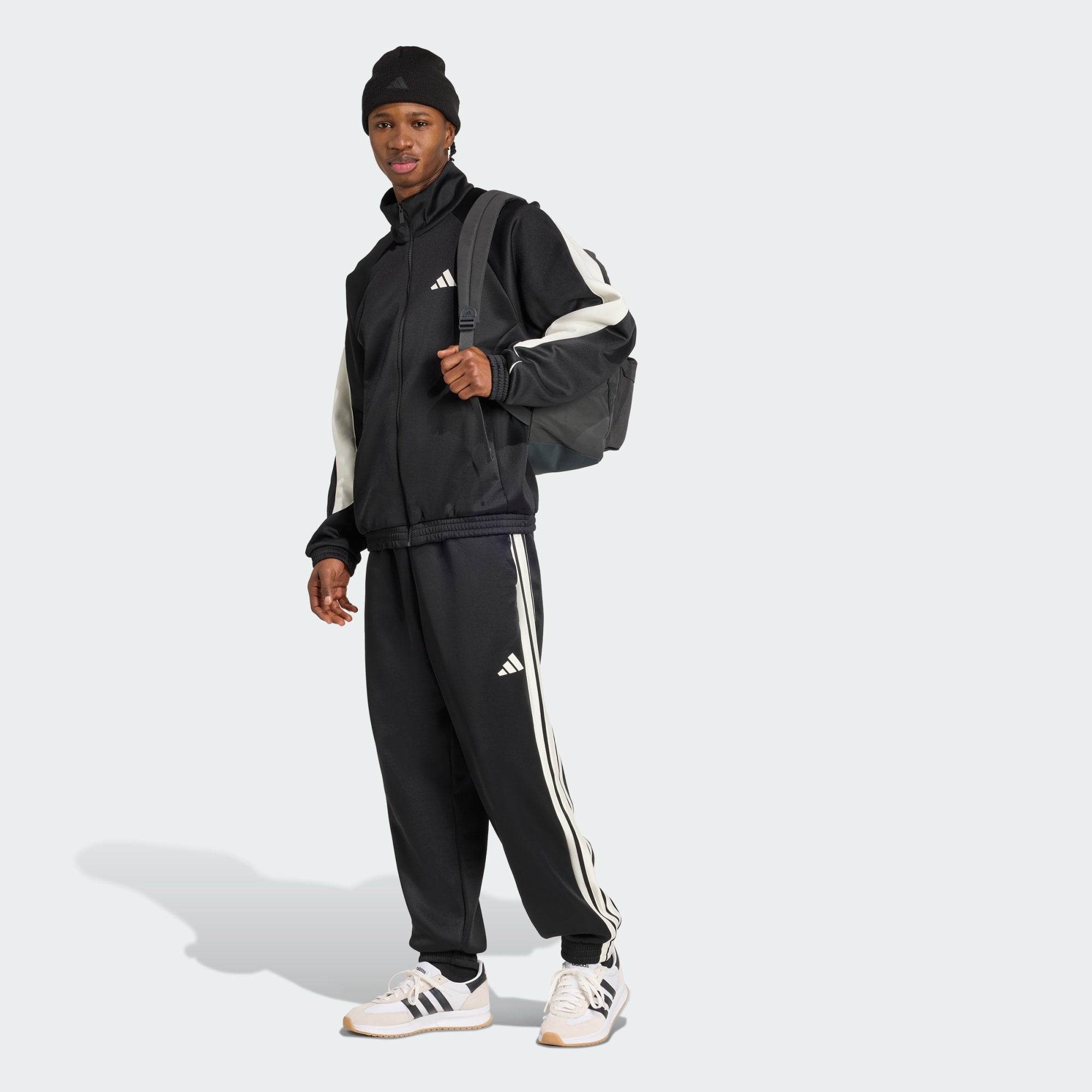 Adidas Men's Stadium Black Trackpants