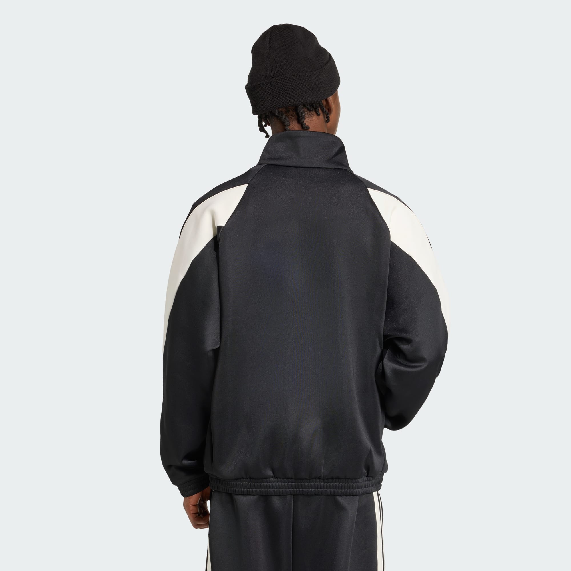 Adidas Men's Stadium Tracktop Black/White Jacket