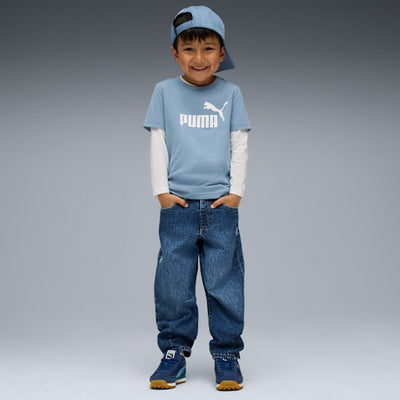 Puma Kid's Ess No.1 Logo Blue Tee