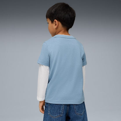 Puma Kid's Ess No.1 Logo Blue Tee