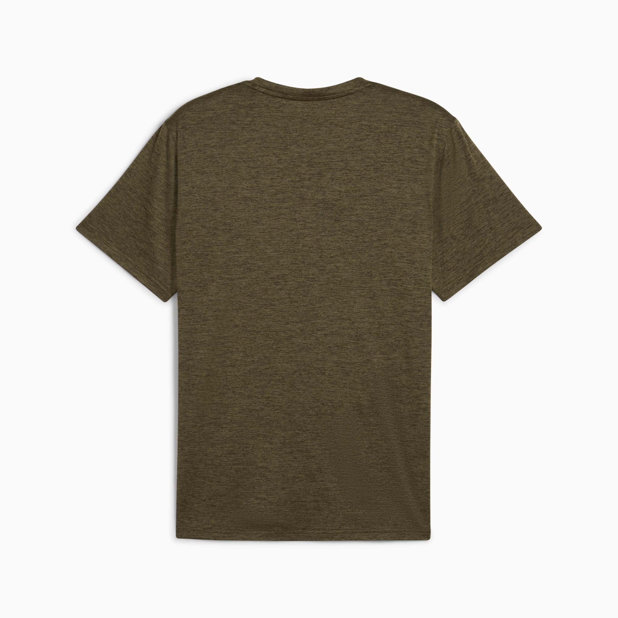 Puma Men's Tad Essentials Heather Loden Green Tee