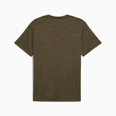 Puma Men's Tad Essentials Heather Loden Green Tee