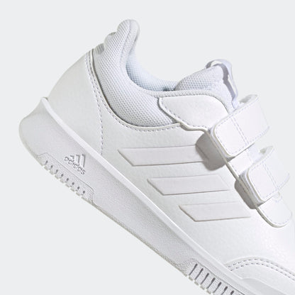 Adidas Kid's Tensaur Sport 2.0 Hook N' Loop Triple White Sneaker Shoes