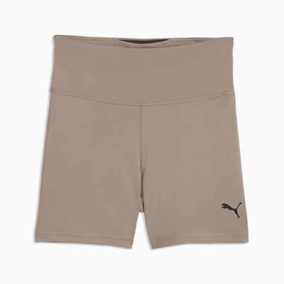 PUMA WOMEN'S TRAIN ALL DAY ESSENTIALS 5" HIGH-WAIST MOUSE GREY SHORT TIGHTS