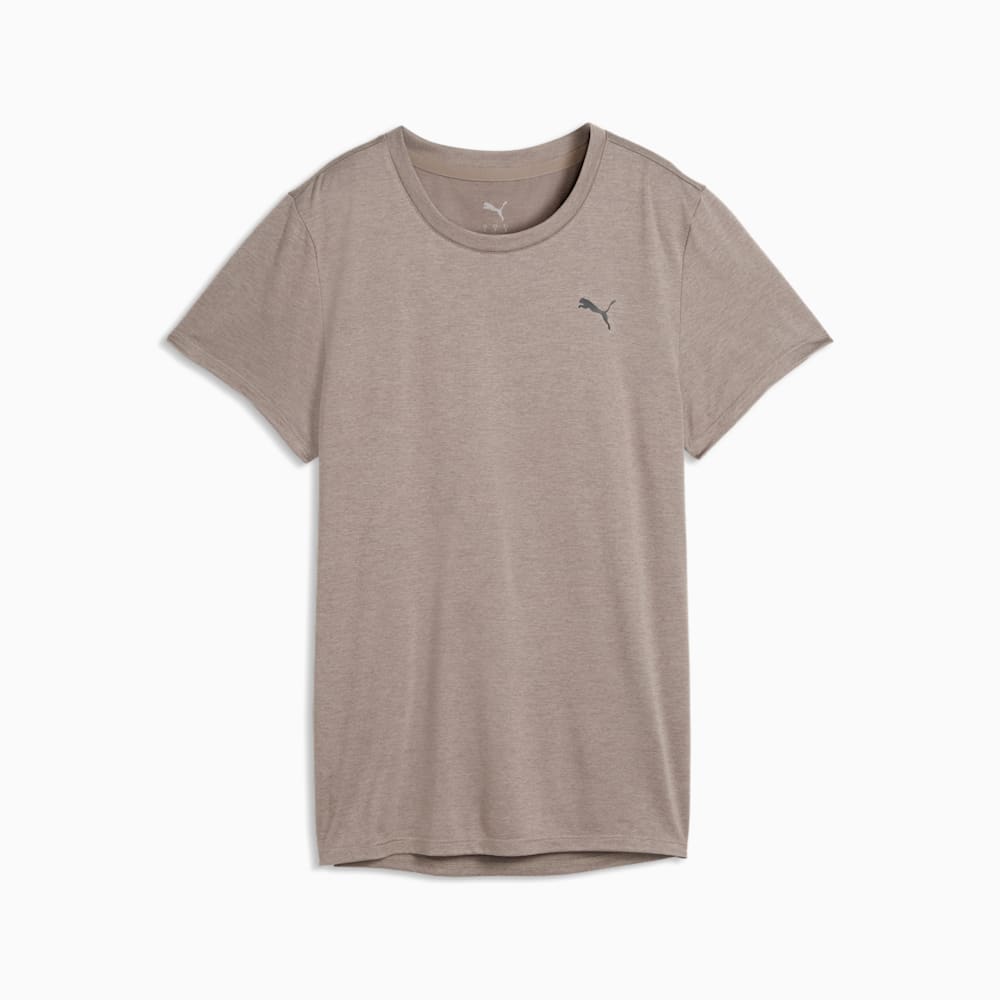 PUMA WOMEN'S TRAIN ALL DAY ESSENTIALS HEATHER GREY TEE