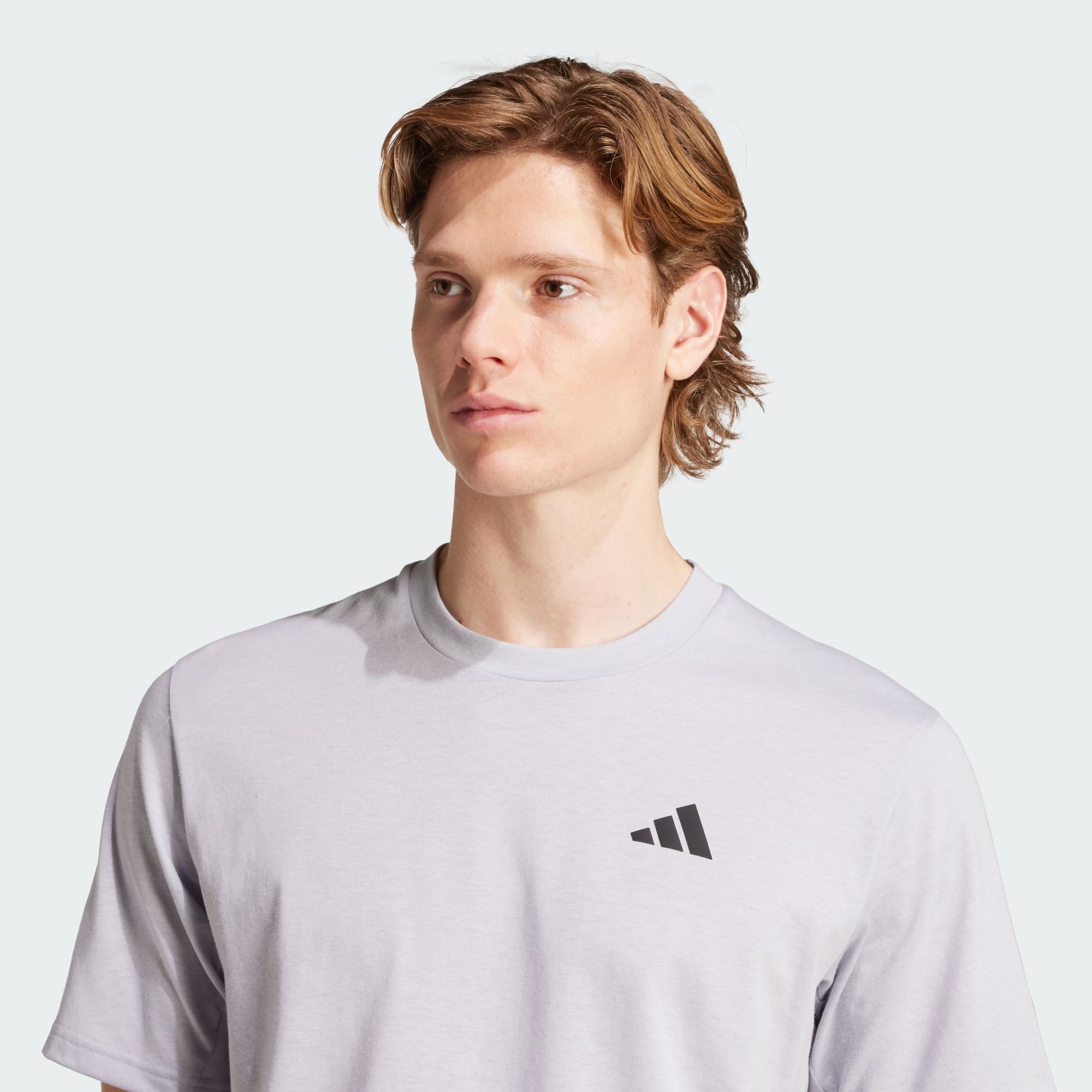 Adidas Men's Training Essentials Feelready Silver Tee