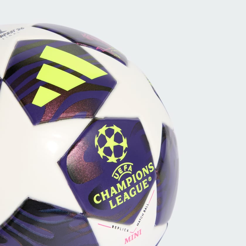 Adidas Uefa Champion League Final Mini Purple/White Football
