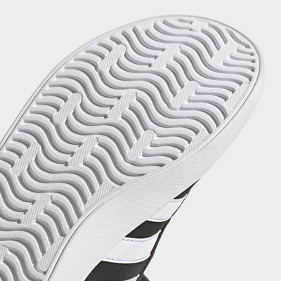 Adidas Kids Velcro Court 3.0 Black/White Shoes