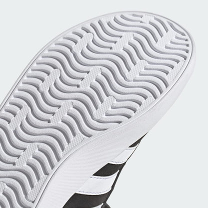 Adidas Kids Velcro Court 3.0 Black/White Shoes