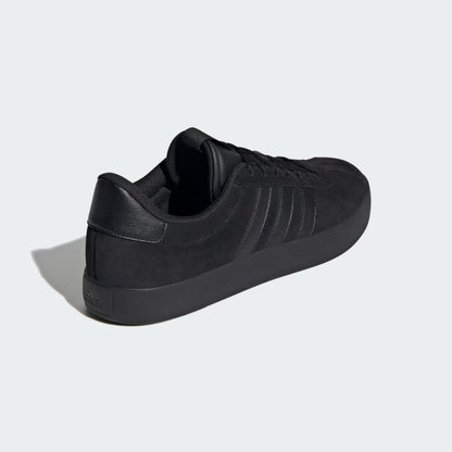 Adidas Men's Vl Court Triple Black Sneaker Shoes