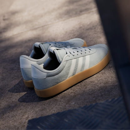 Adidas Women's Vl Court 3.0 Grey/White Sneaker Shoes