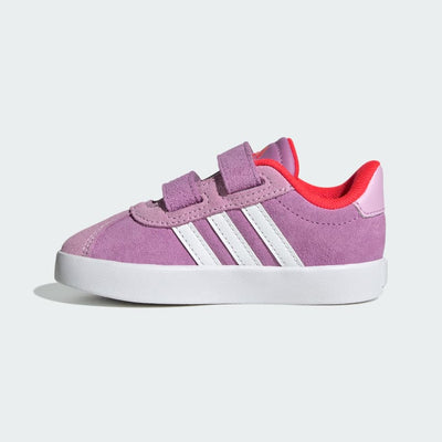Adidas Kid's Vl Court 3.0 Purple Sneaker Shoes