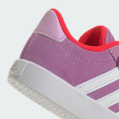 Adidas Kid's Vl Court 3.0 Purple Sneaker Shoes