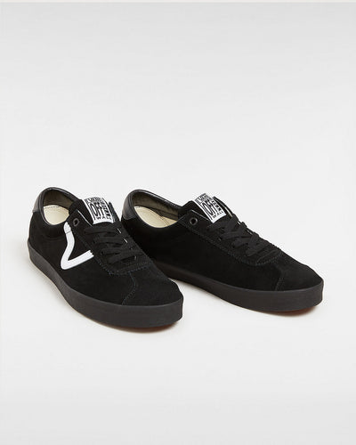 Vans Men's Sport Low Black/White Sneaker Sheos