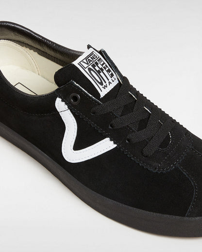 Vans Men's Sport Low Black/White Sneaker Sheos