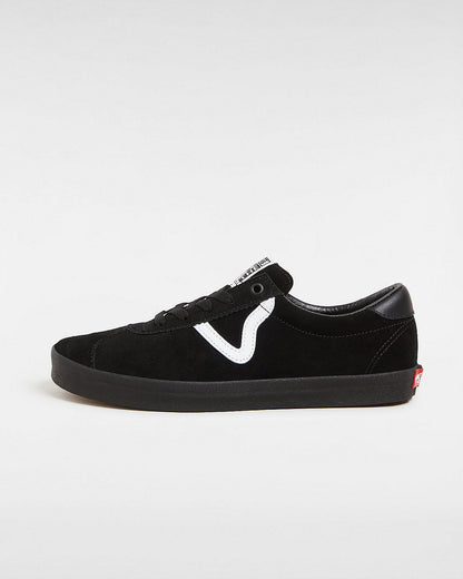 Vans Men's Sport Low Black/White Sneaker Sheos