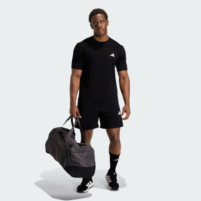 ADIDAS MEN'S WORKOUT ESSENTIALS FEELREADY BLACK TEE