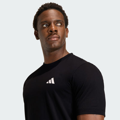 ADIDAS MEN'S WORKOUT ESSENTIALS FEELREADY BLACK TEE