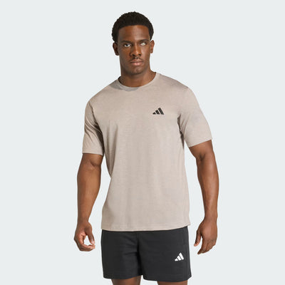ADIDAS MEN'S WORKOUT ESSENTIALS FEELREADY GREY HEATHER TEE