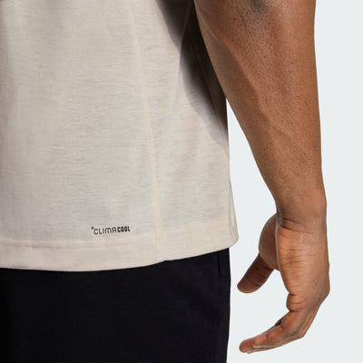 ADIDAS MEN'S WORKOUT ESSENTIALS FEELREADY GREY HEATHER TEE