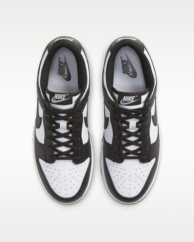 NIKE WOMENS DUNK LOW "PANDA" BLACK/WHITE SNEAKER SHOES