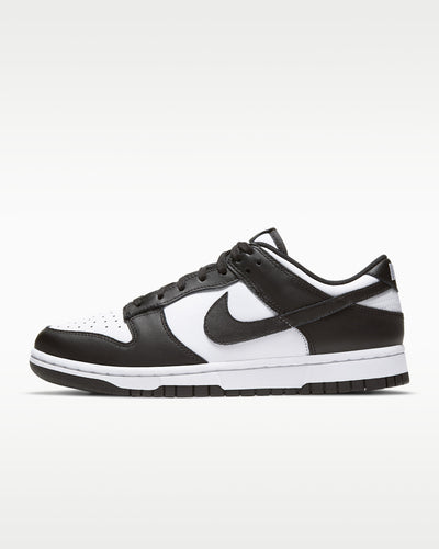 NIKE WOMENS DUNK LOW "PANDA" BLACK/WHITE SNEAKER SHOES