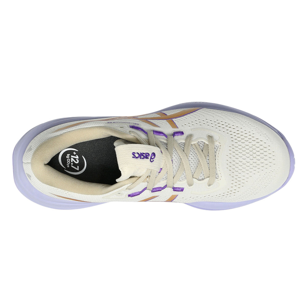 ASICS WOMEN'S GEL CUMULUS 28 OATMEAL/FRESH AIR RUNNING SHOES