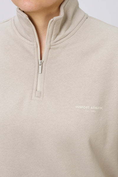 Insport Women's Zoe Quarter Moon Zip Top