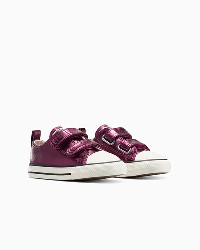 Converse Kid's Chuck Taylor All-Star 2v Metallic Rose Sneaker Shoes