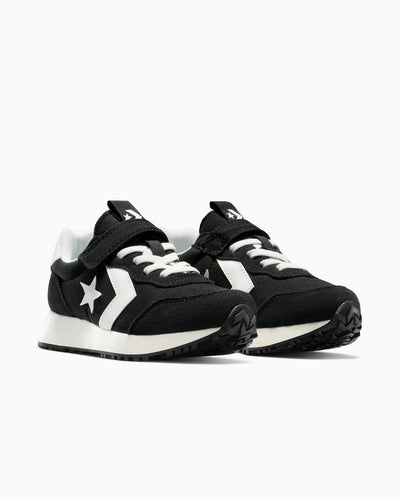 Converse Kid's Omega Hook N' Loop Black/White Shoes