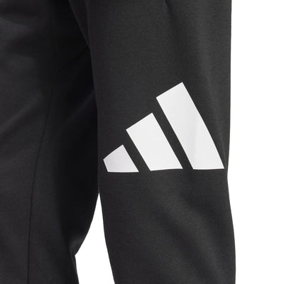 ADIDAS MEN'S BIG LOGO FLEECE BLACK TRACKPANT