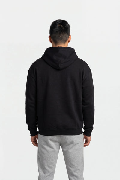 Insport Men's Alaska Full Zip Hooded Black Jacket