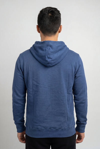 Asics Men's Fleece Blue Hoodie