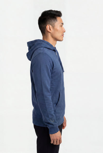 Asics Men's Fleece Blue Hoodie