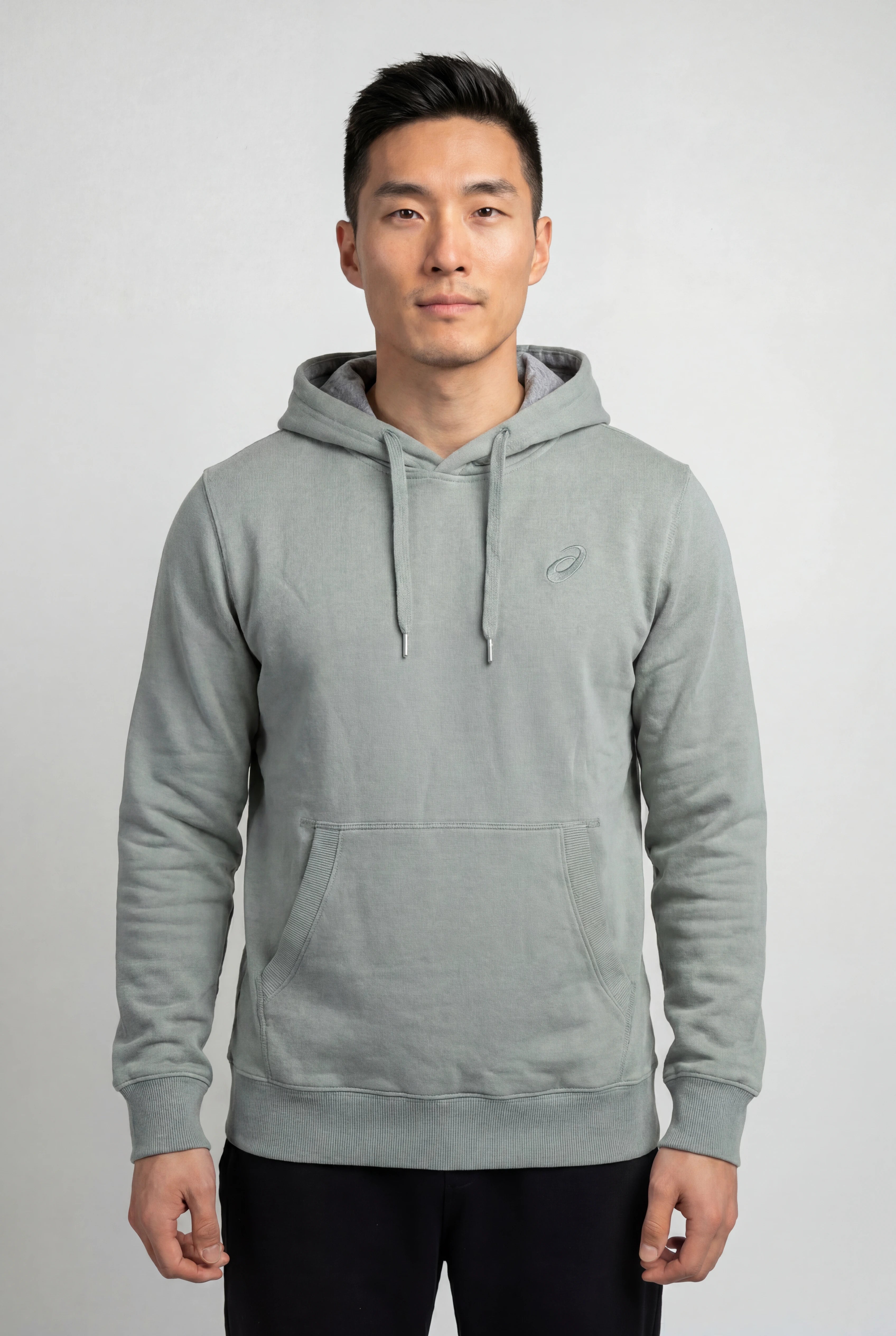 Asics Men's Fleece Olive Hoodie