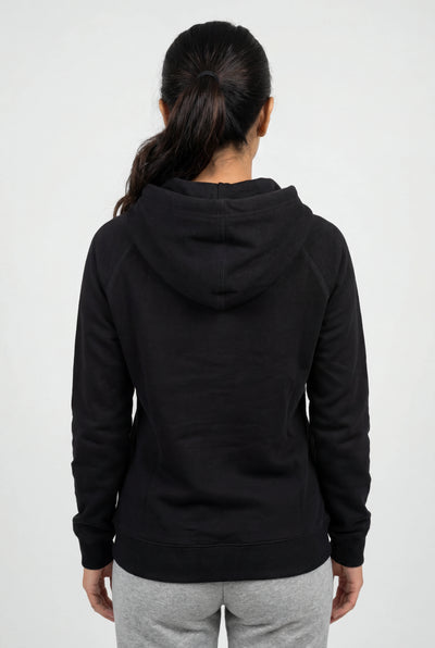 Asics Women's Fleece Black Hoodie