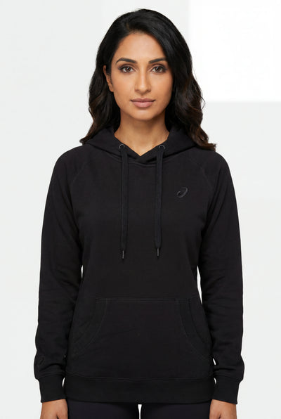Asics Women's Fleece Black Hoodie