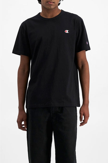 Champion Men's Heritage C Logo Black Tee