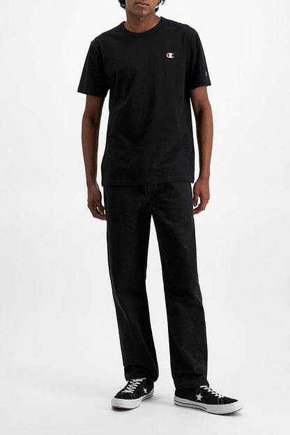 Champion Men's Heritage C Logo Black Tee