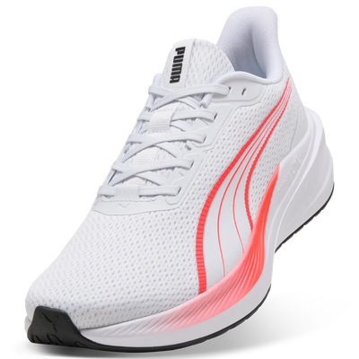 PUMA MEN'S DASHER LITE WHITE/RED RUNNING SHOES