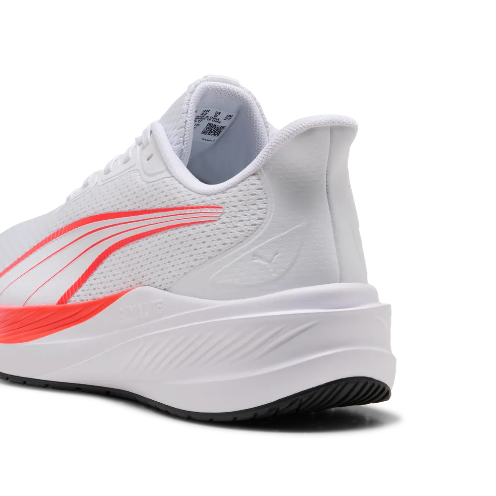 PUMA MEN'S DASHER LITE WHITE/RED RUNNING SHOES
