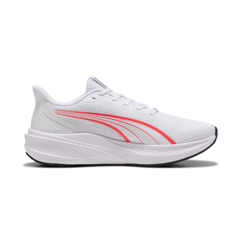 PUMA MEN'S DASHER LITE WHITE/RED RUNNING SHOES