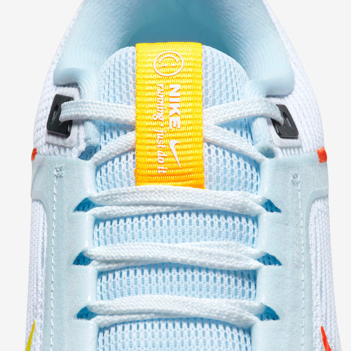 NIKE WOMEN'S AIR ZOOM PEGASUS 40 WHITE/ORANGE RUNNING SHOES