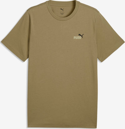 PUMA MEN'S ESSENTIALS 2 COLOUR SMALL LOGO LATTE TEE