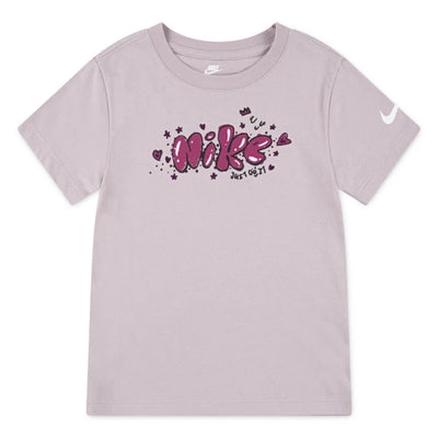 Nike Kid's Essentials Graphic Ringlet Pink Tee