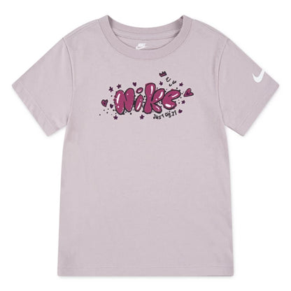 Nike Kid's Essentials Graphic Ringlet Pink Tee