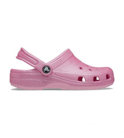Crocs Kid's Classic Pink Glitter Clogs