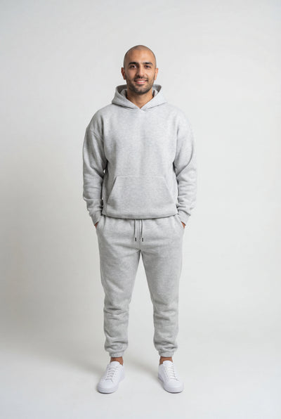 Insport Mens Denver Tech Grey Marle Trackpant