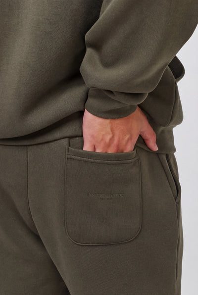 Insport Mens Denver Tech Moss Green Trackpants